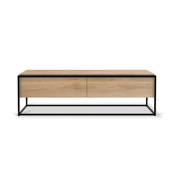 Ethnicraft - Meuble TV Monolit - Chêne naturel - 140 x 45 x H42