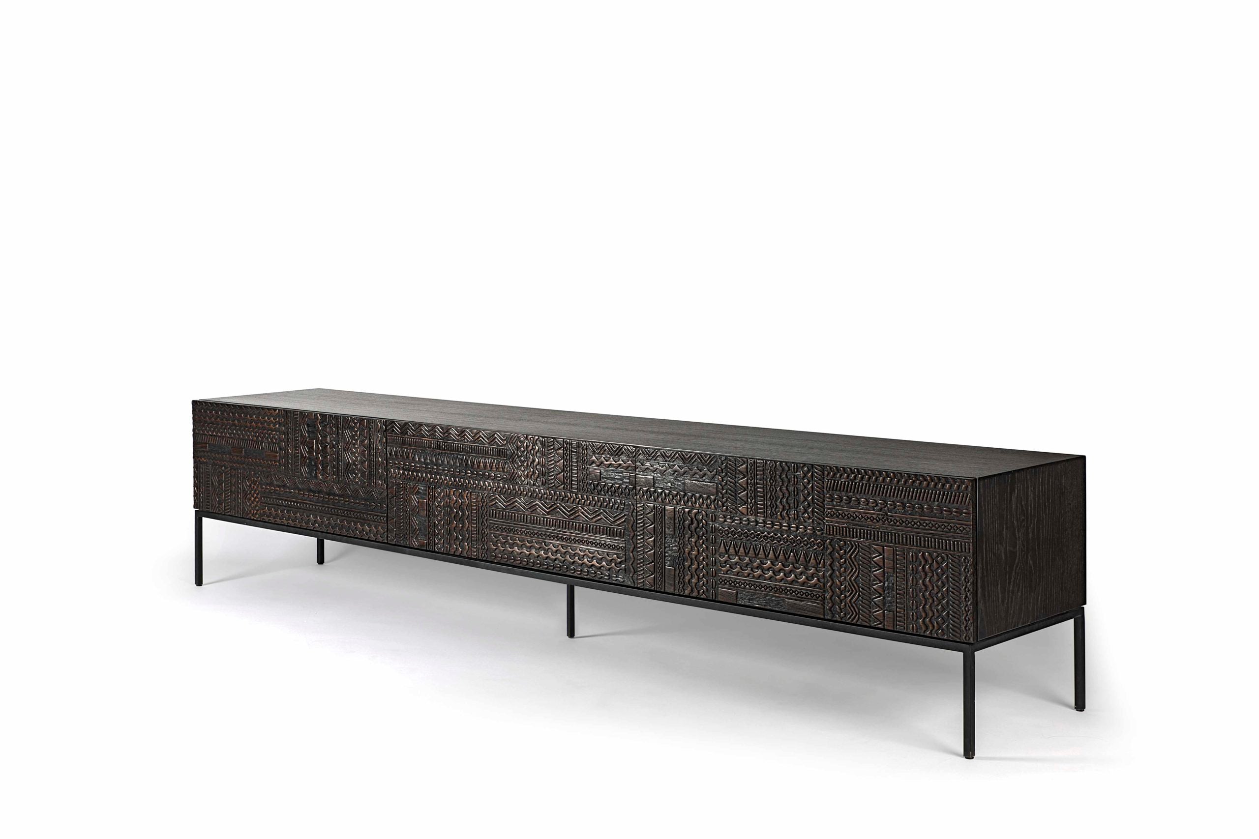 Ethnicraft - Meuble TV Tabwa - Teck - 160 X 45 x H51