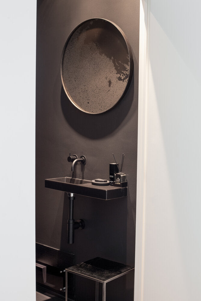 Ethnicraft - Miroir rond "Aged" - diam. 61