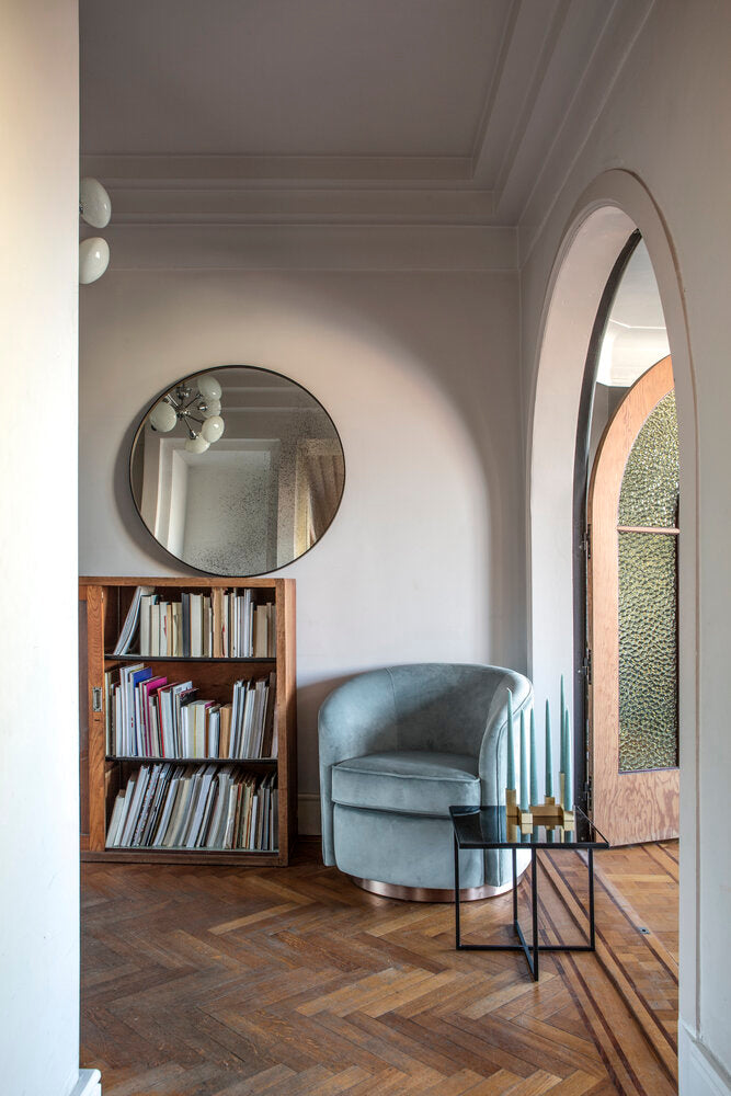 Ethnicraft - Miroirs ronds "Aged" - Bronze/Clear - diam. 92