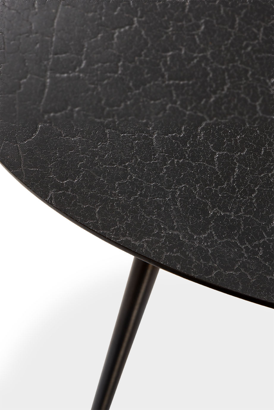 Ethnicraft - Table basse Luna - Lava - Whisky - diamètre 50 x H45