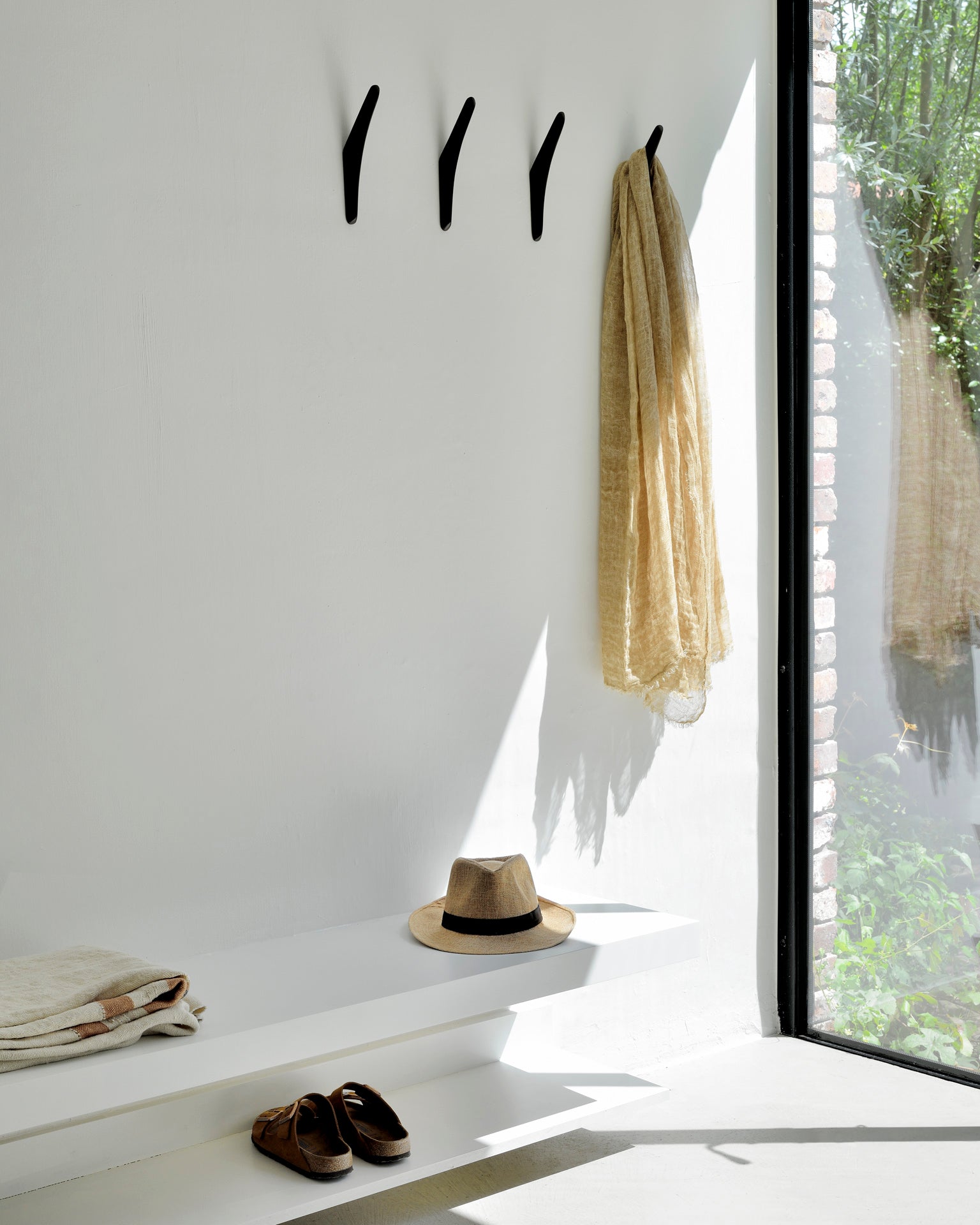 Ethnicraft - patère PI - 2 pièces - Sycomore