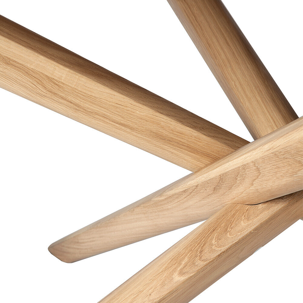 Ethnicraft - Table Mikado ronde - Chêne - D.150