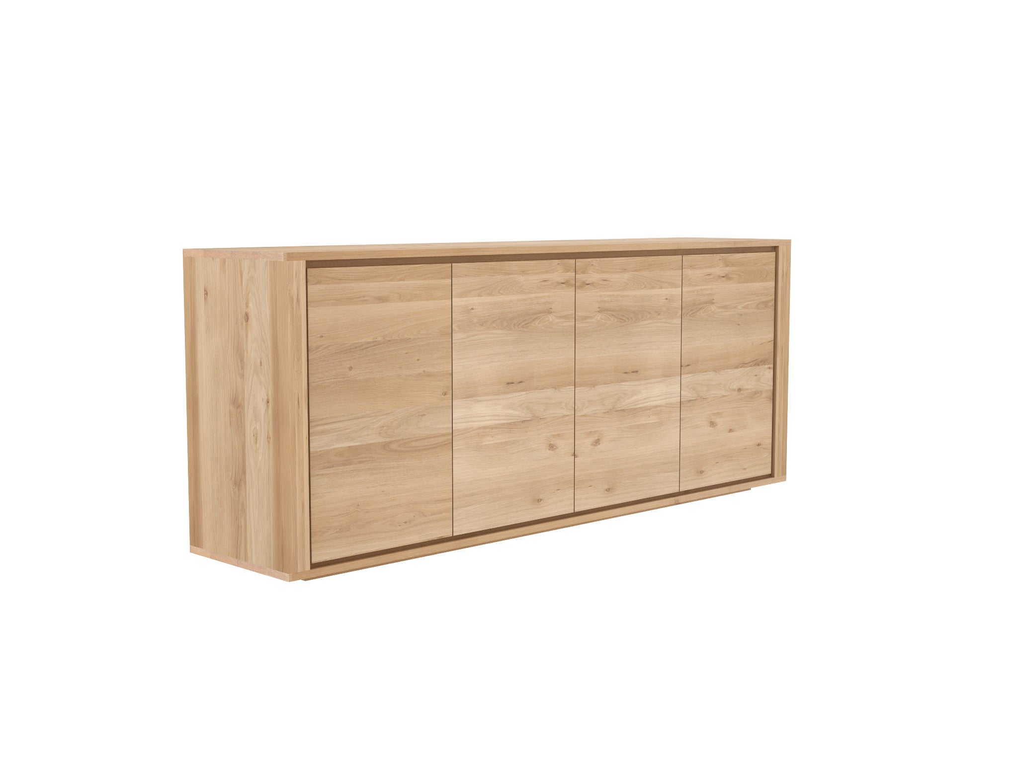 Ethnicraft - Buffet Shadow - Chêne massif - L.203 X 45 x H.84 (4 portes)