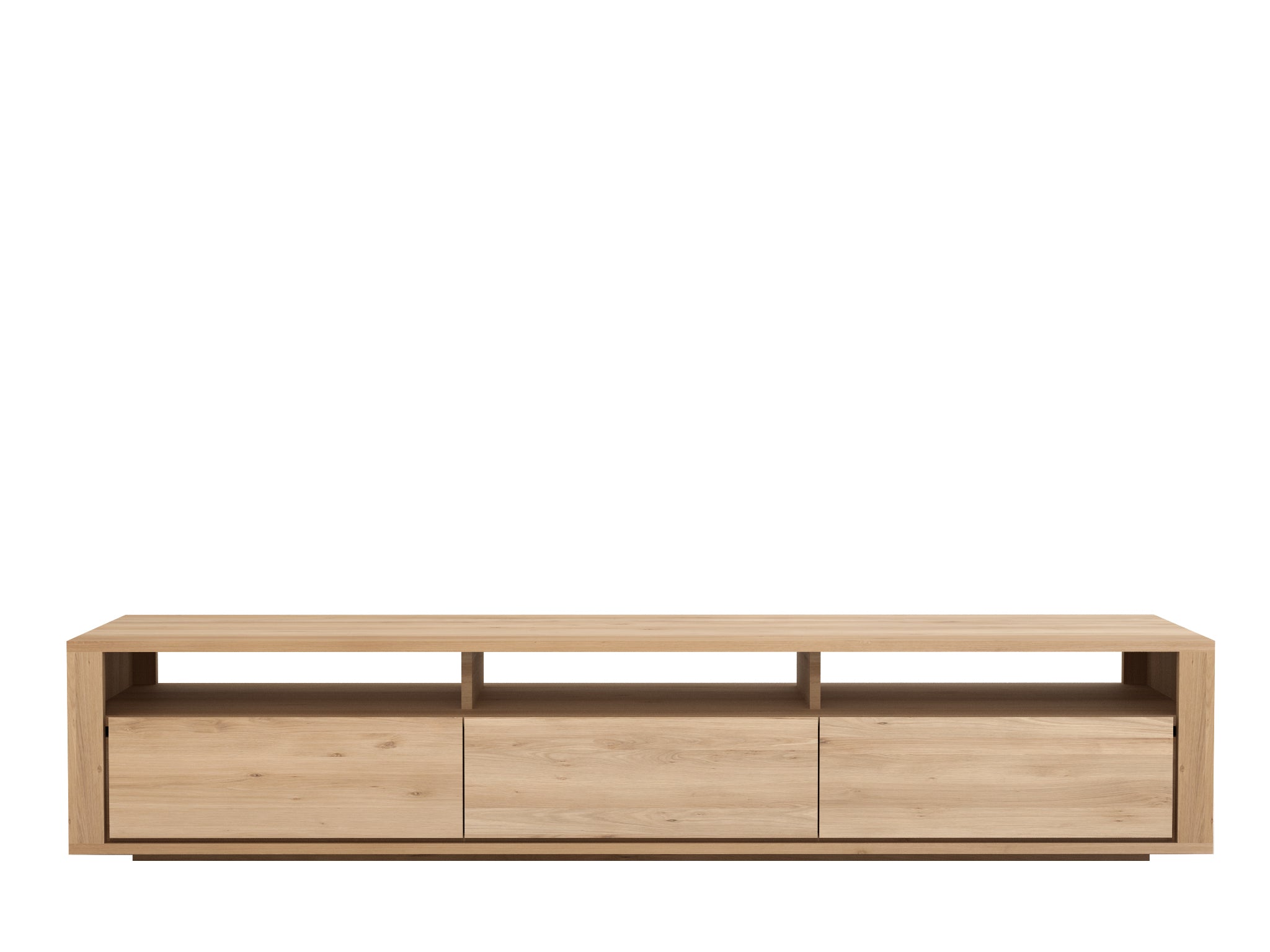 Ethnicraft - Meuble TV Shadow - Chêne massif - 210 X 46 X H42