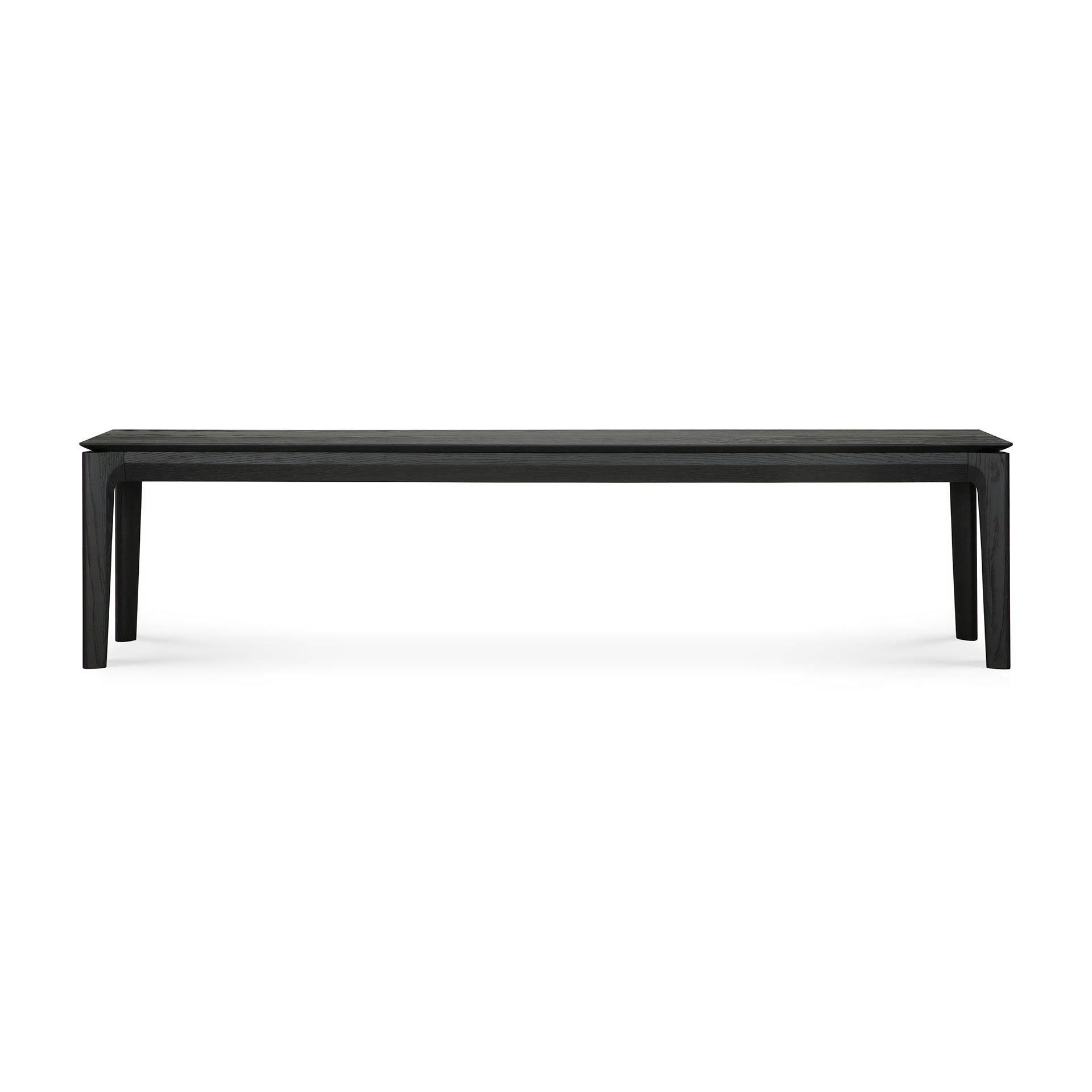 Ethnicraft - Banc Bok black - Chêne verni noir - 186x35x46