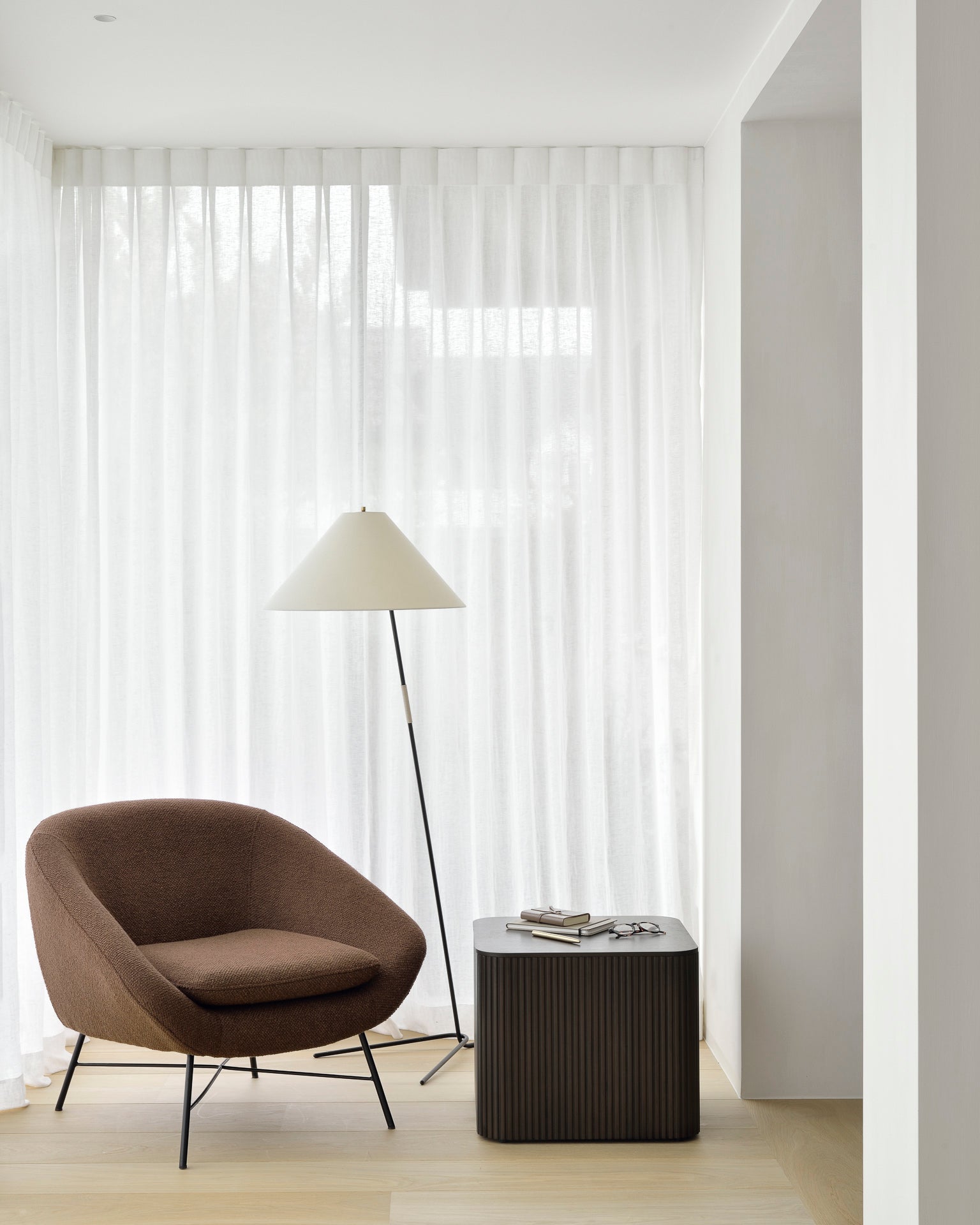 Ethnicraft - Fauteuil Barrow – cuivre