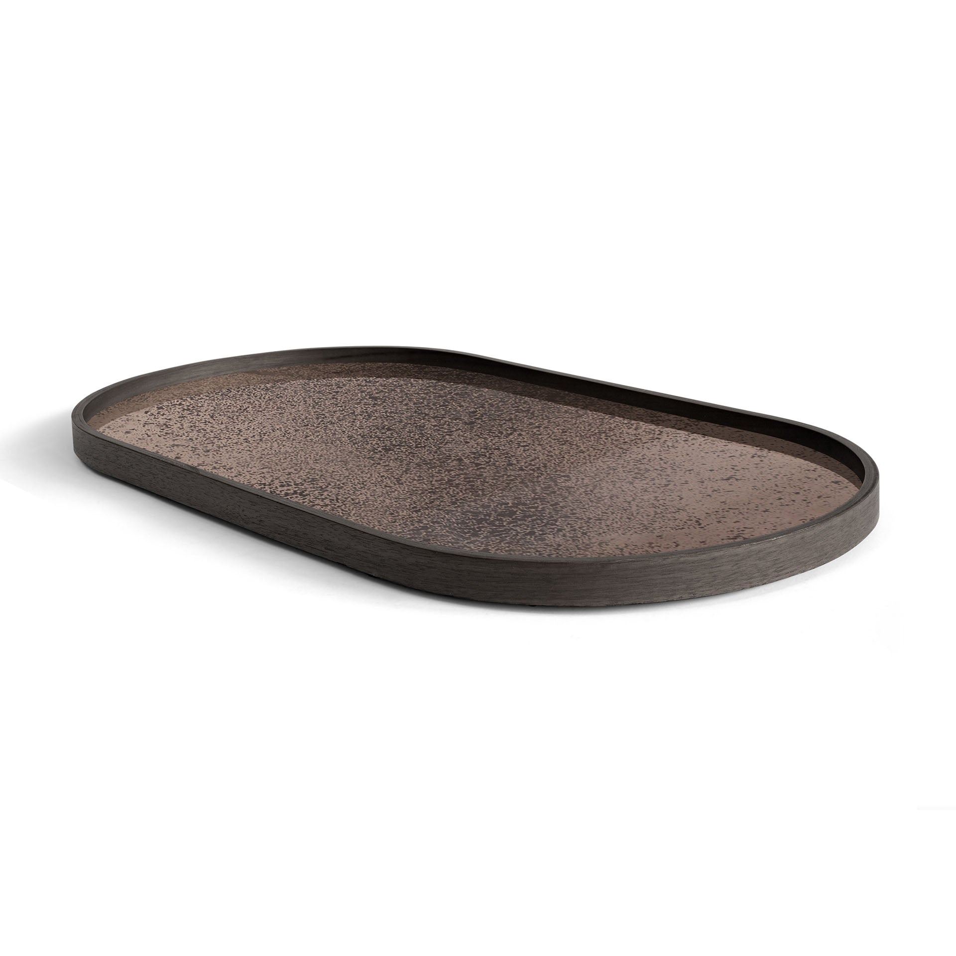 Ethnicraft - Plateau oblong Bronze Mirror - M -71 x 36 x H3