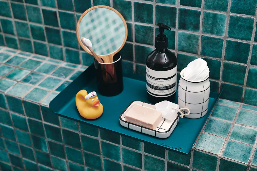 Fermob - Plateau Alto - 36 x 23.5 - Bleu Acapulco