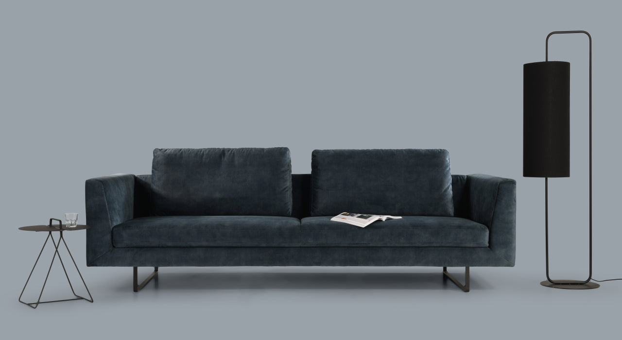 Moome - Canapé August - 196 x 98 x Hauteur assise 45 - Tissu Cat. 2