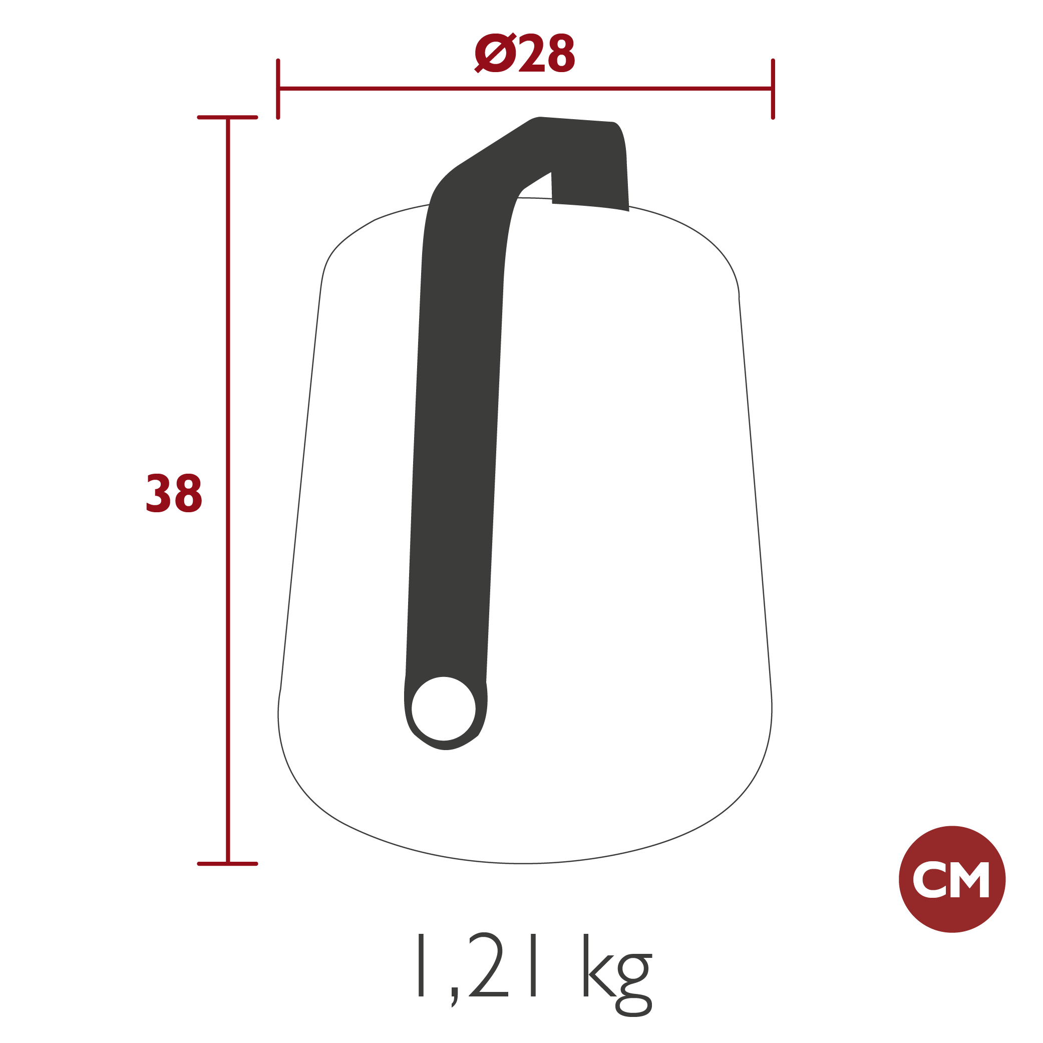 Fermob - Lampe BALAD H38 - Cactus
