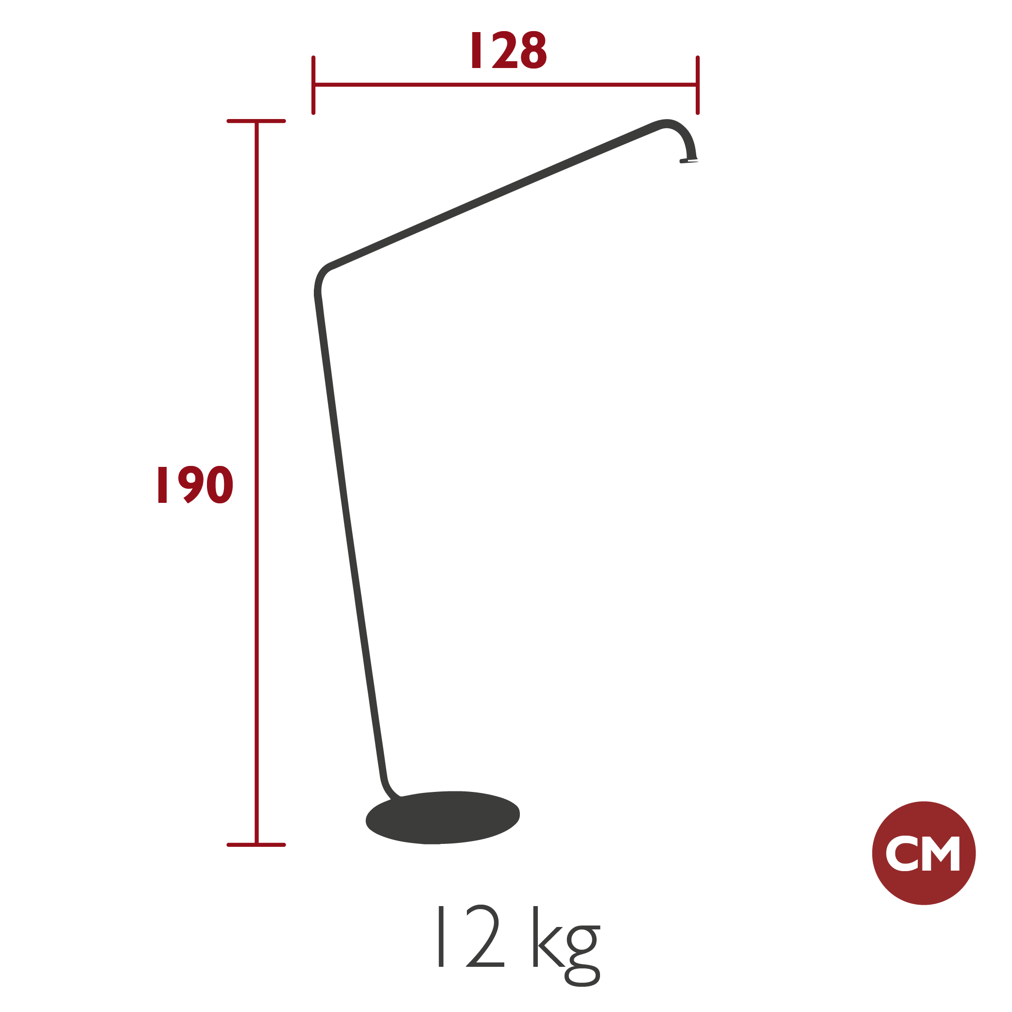 Fermob - BALAD - Pied déporté - Colori Muscade - Déstockage - (-30%)