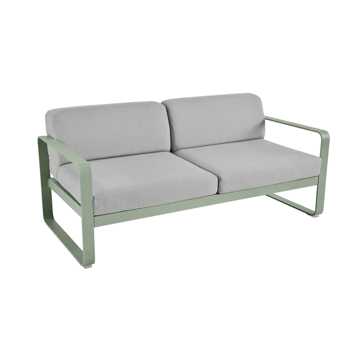 Fermob - Bellevie - Canapé 2 places - Cactus - Coussins Flanelle (En stock)