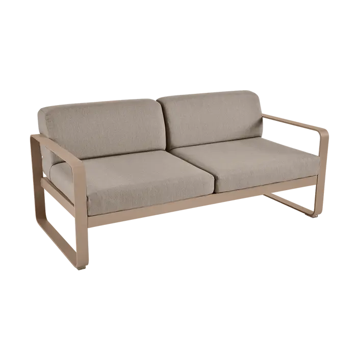 Fermob - Bellevie - Canapé 2 places - Muscade - Coussins Taupe (En stock)