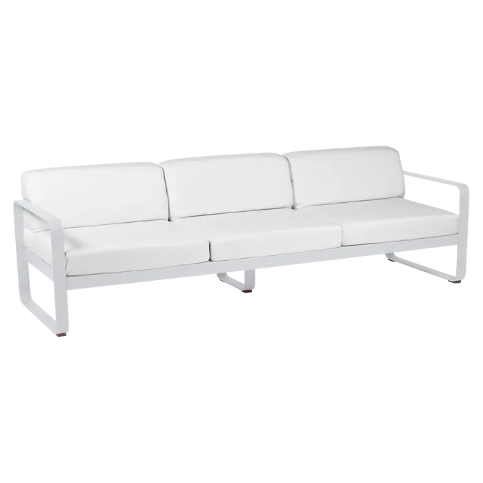 Fermob – Bellevie – Canapé 3 places - Tissu Blanc Grisé