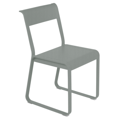Fermob - Bellevie - Chaise V2 (-30%) - Lot de 4 chaises Gris Lapilli