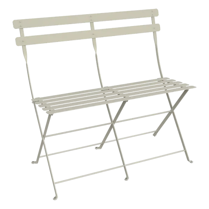 Fermob - Bistro - Banquette 2 places - (-20%) Coloris Gris Argile