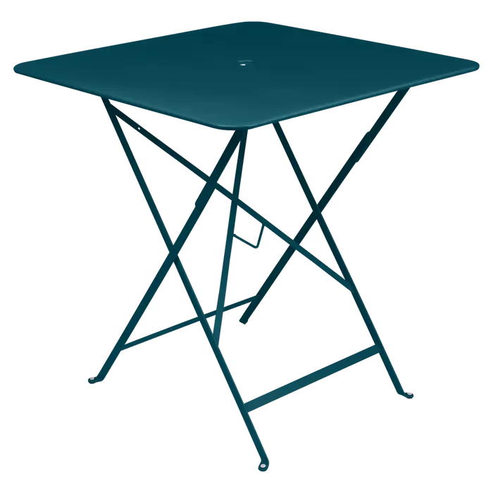 Fermob - Bistro - Table - 71 x 71 x H74 - Acier - Bleu Acapulco (En stock)