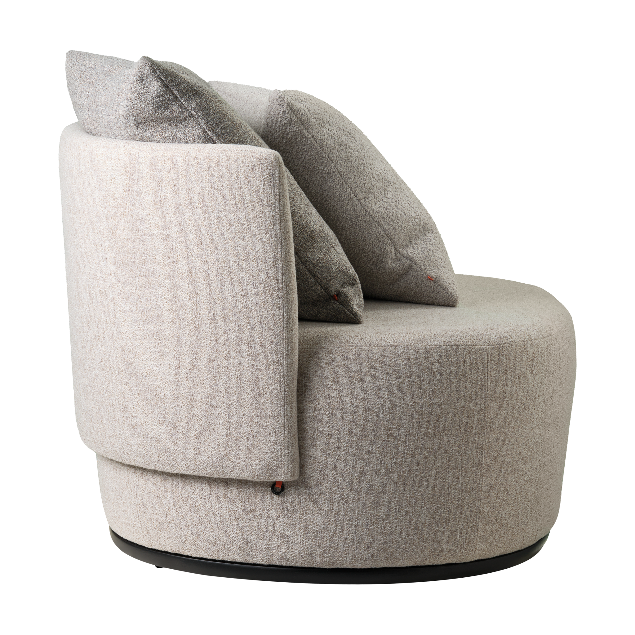 Mobitec - Fauteuil Bolero - Nest - Assise Ovale tournante