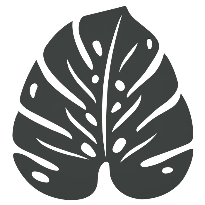 Fermob - Dessous de Plat Monstera - Carbone