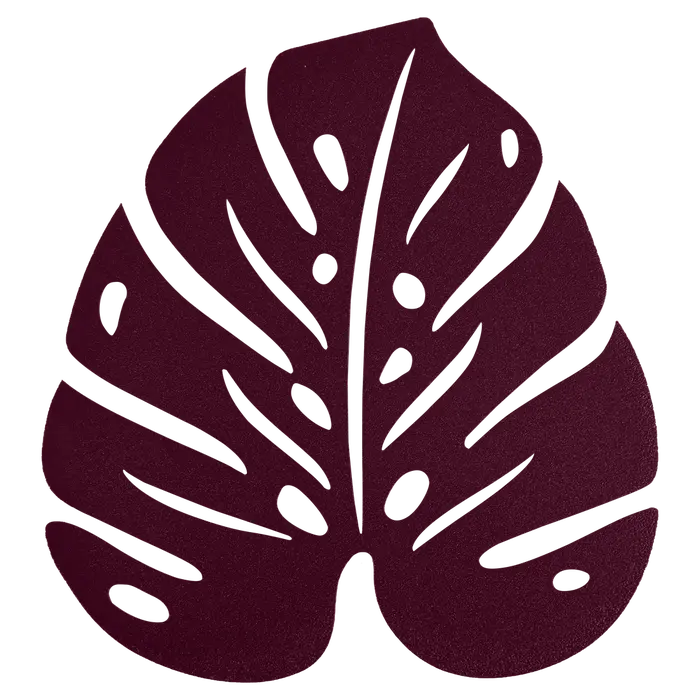 Fermob - Dessous de Plat Monstera - Cerise Noire