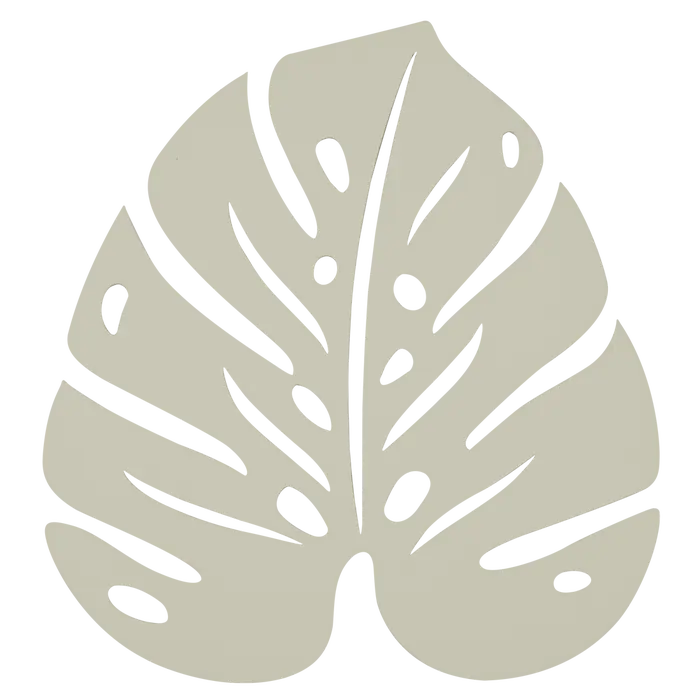 Fermob - Dessous de Plat Monstera - Gris Argile