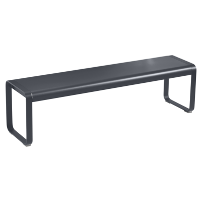 Fermob - Bellevie - Banc 3 places sans dossier - Carbone (En stock)