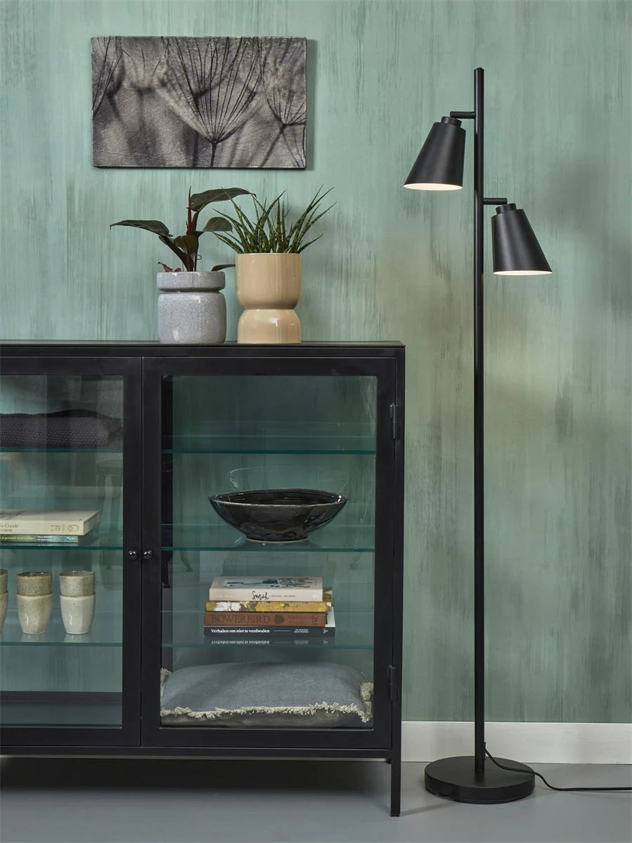 It's About Romi - Lampe sur Pied "Bremen" - Noire - H.162