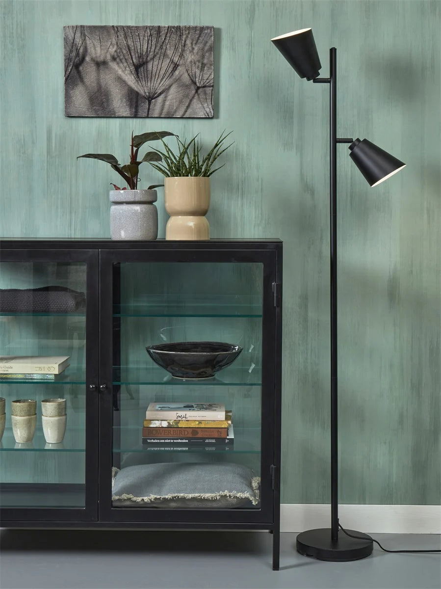 It's About Romi - Lampe sur Pied "Bremen" - Noire - H.162