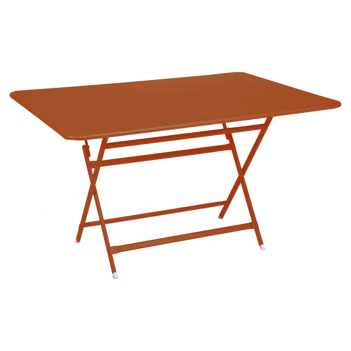 Fermob - Caractère - Table - 128 x 90 x H74 - Orange Confite (En stock)