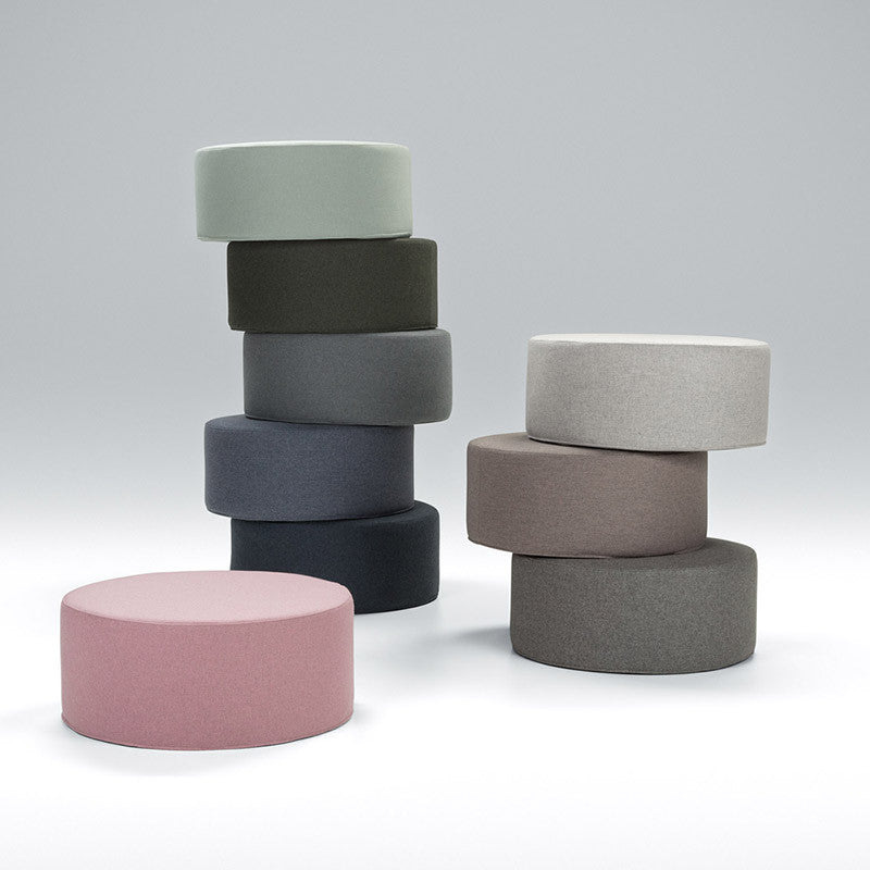 Sits - Pouf Circle - Diamètre 60 x H25 - Tissu catégorie 1