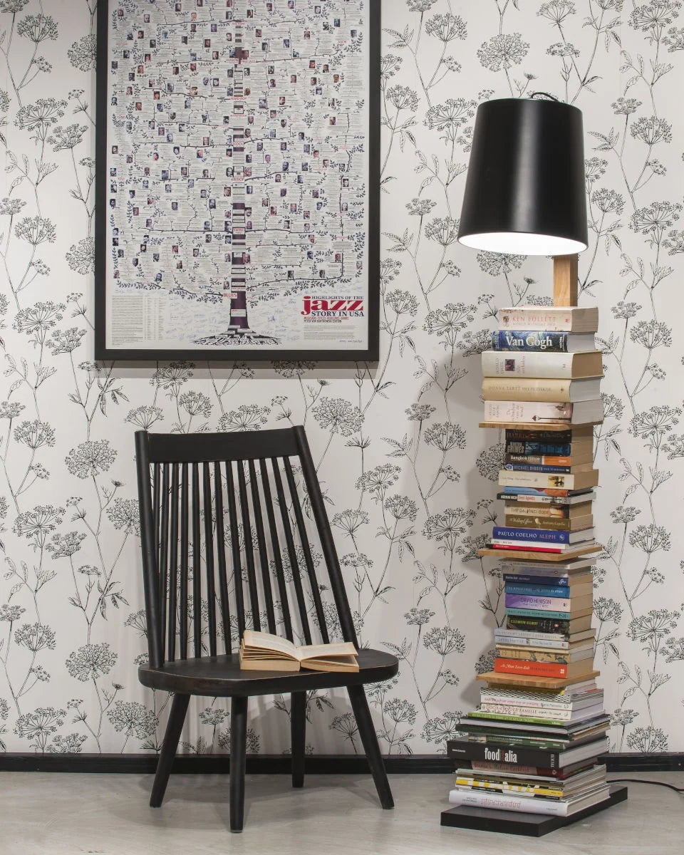 It's About Romi - Lampe sur Pied "Cambridge" - Noir ou Blanc - H.168