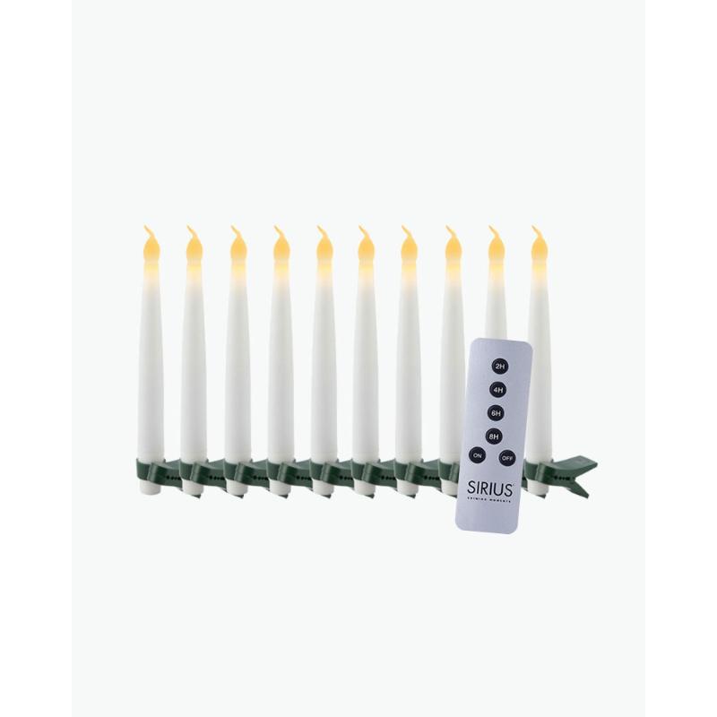 Sirius - Bougie LED Carolin - 10 bougies