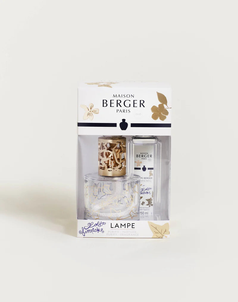 Lampe Maison Berger - Coffret Lolita Lempicka - Transparent / Décor or - Parfum Lolita Lempicka