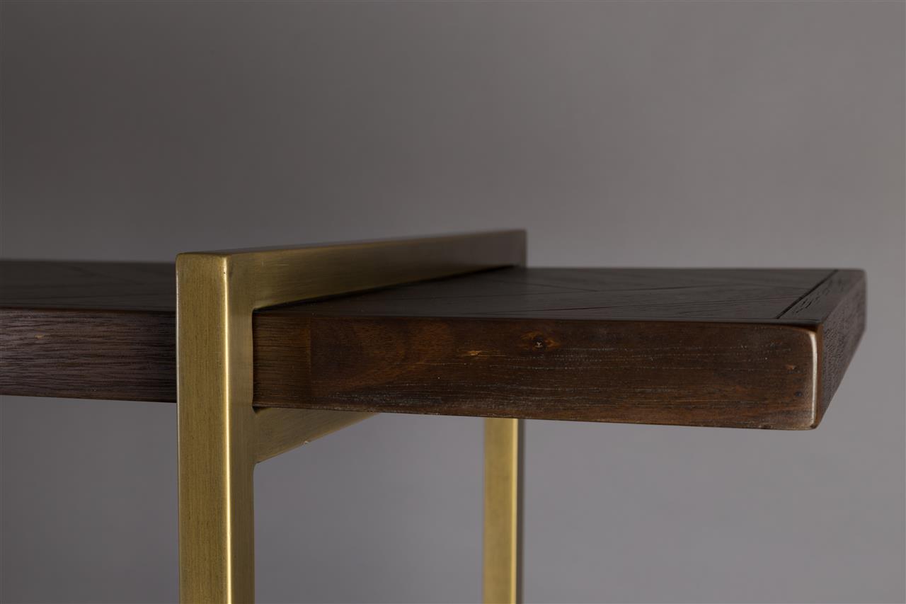 Dutchbone - Etagère Class - Finition noyer - 140 x 40 x H146