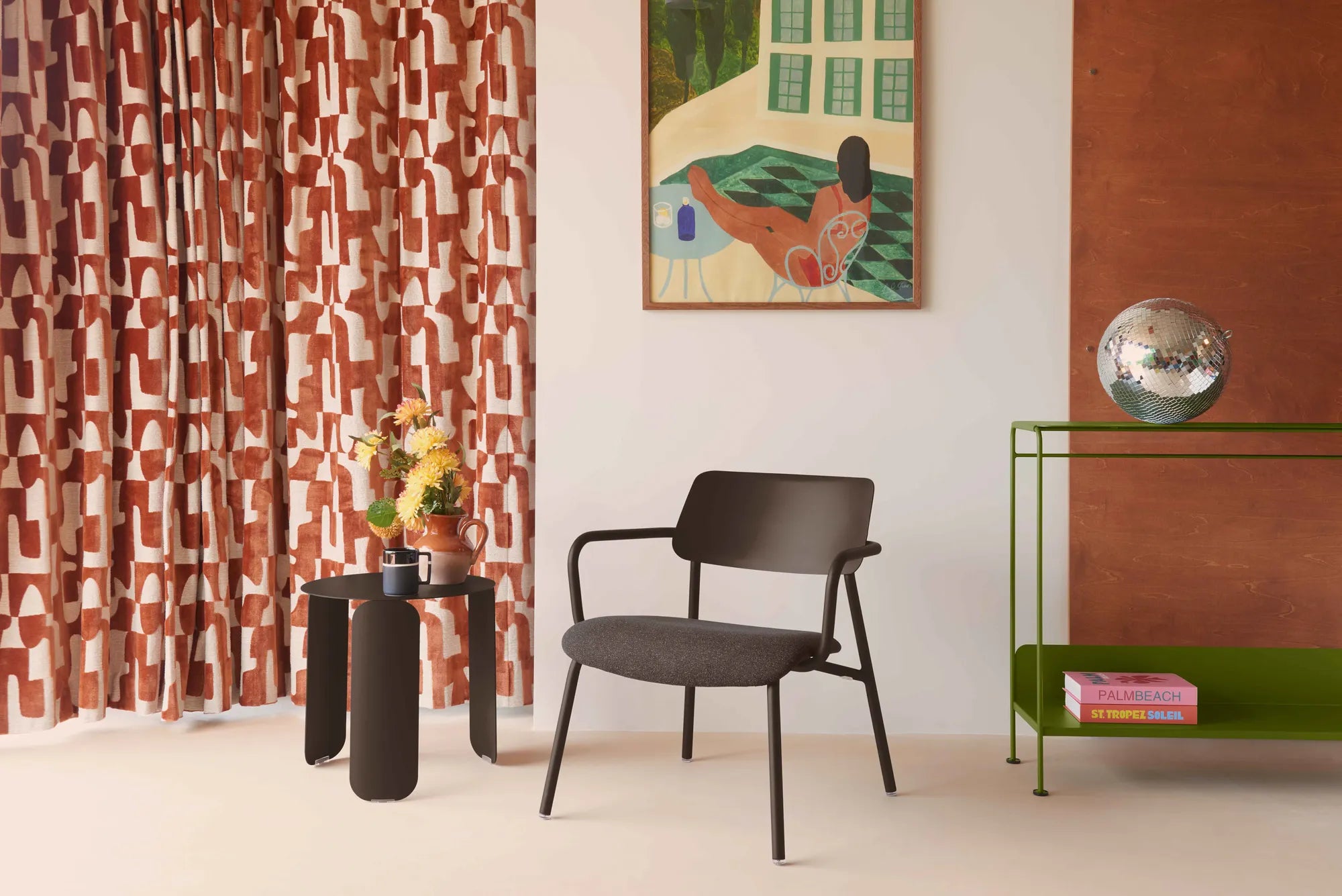 Fermob - Indoor - Fauteuil Lounge Studie - Aluminium / Tissu recyclé - 7 Coloris