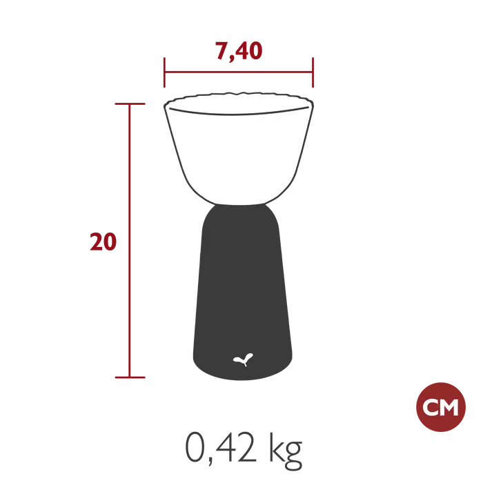Fermob - Lampe Swiing - Usage Extérieur/Intérieur - Gris Argile
