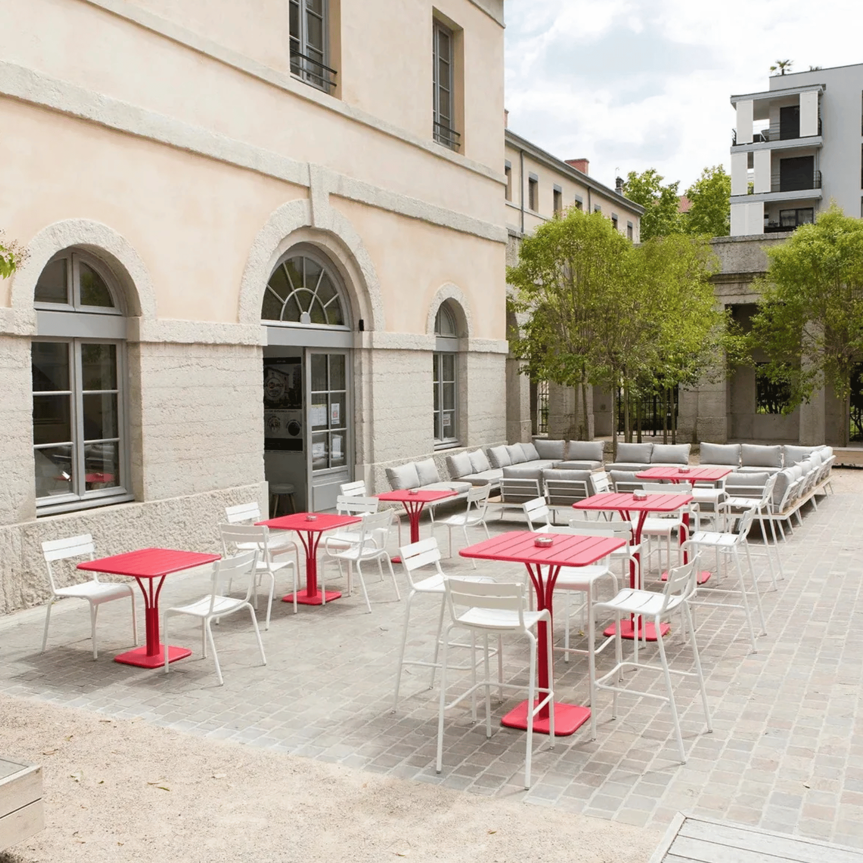 Fermob - Luxembourg - Guéridon haut - 80 x 80 x H105