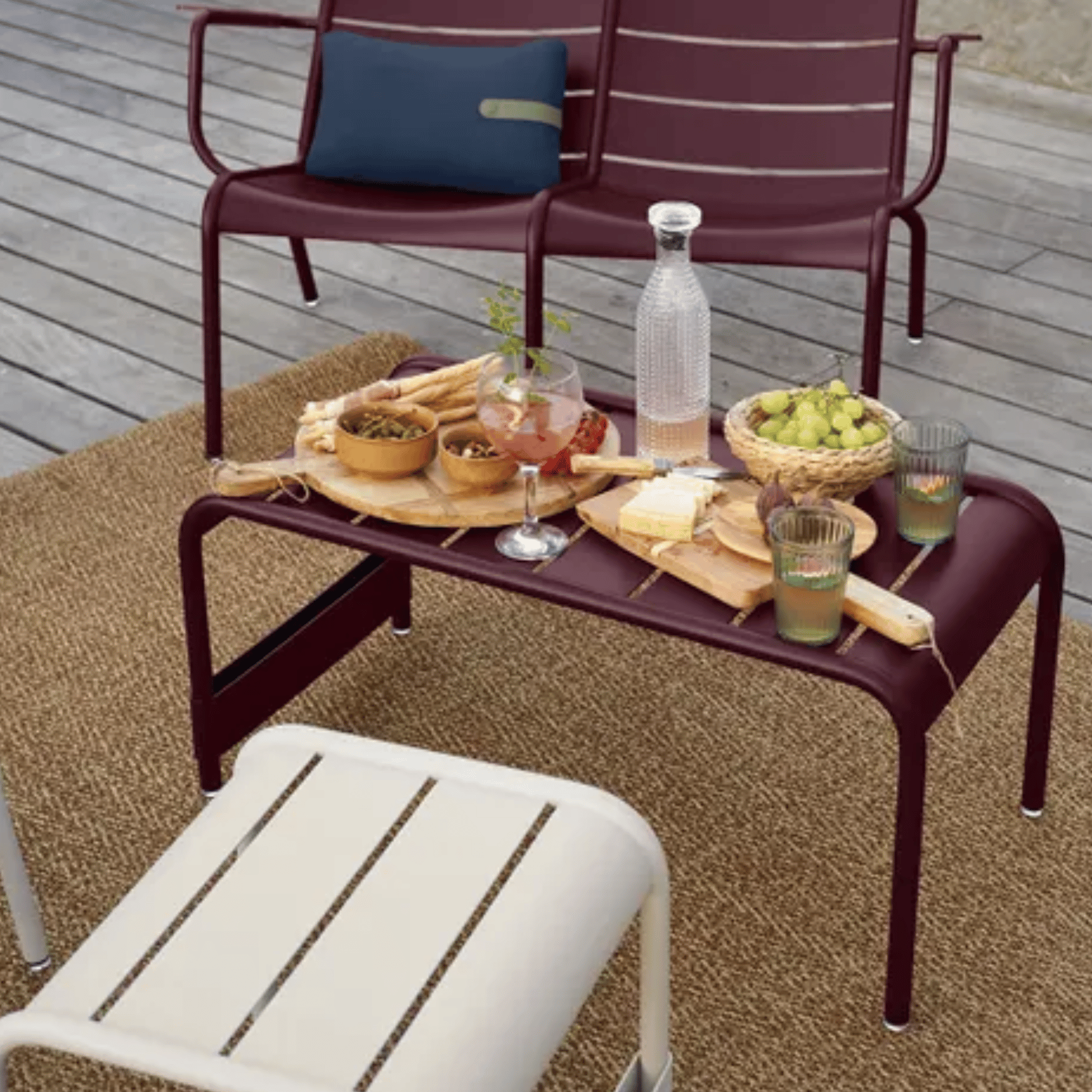 Fermob - Luxembourg - Table basse / banc 86 x 44 cm