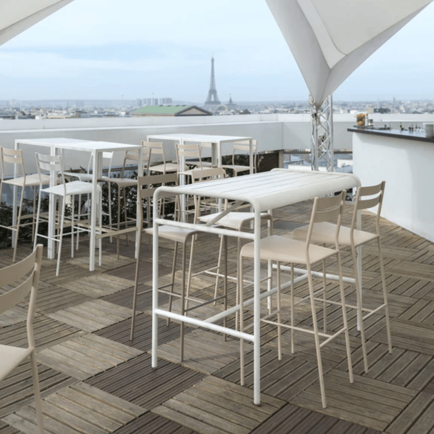 Fermob - Luxembourg - Table haute 126 x 73 cm