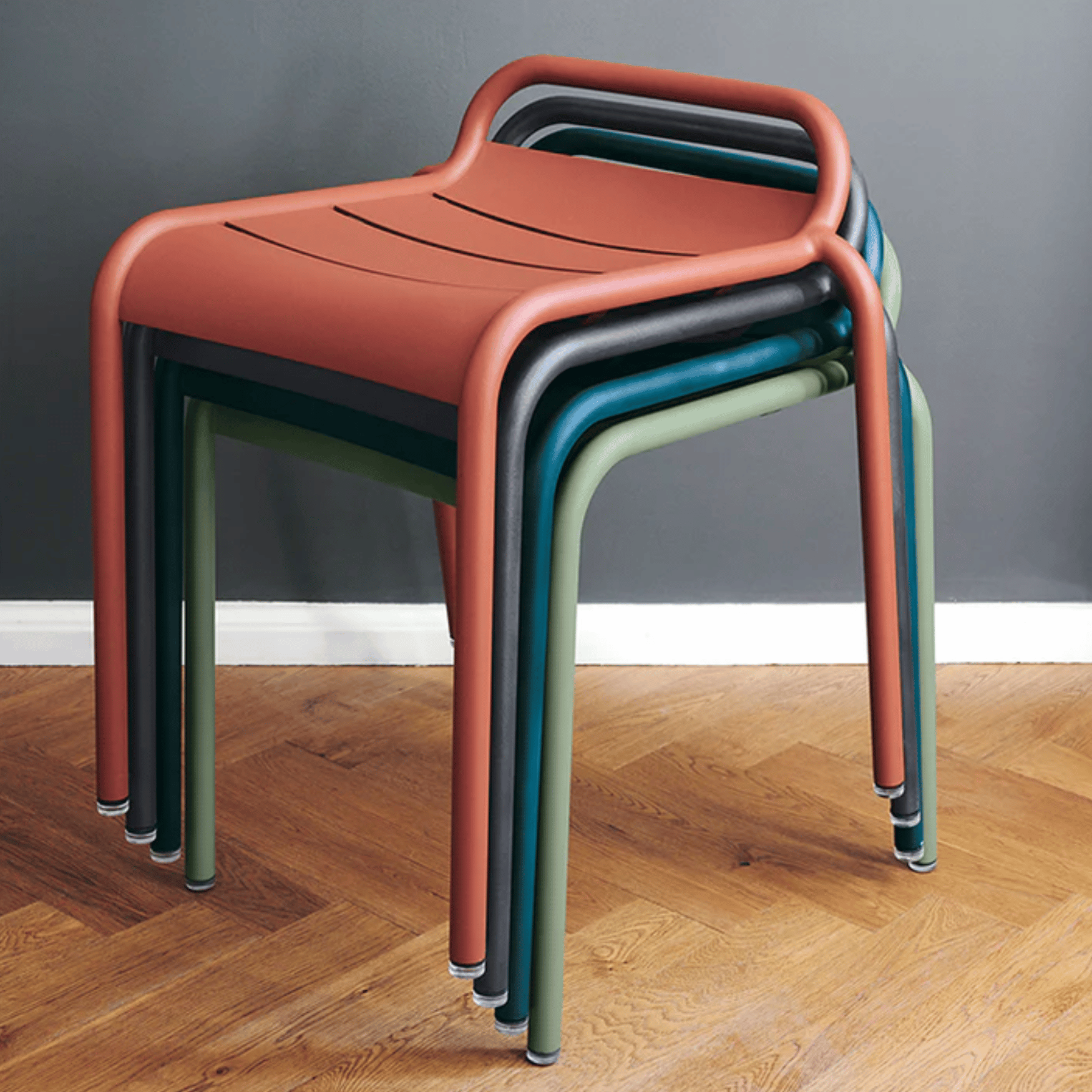 Fermob - Luxembourg - Tabouret - (-30%) Coloris Gris Orage