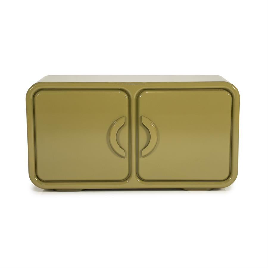 By-Boo - Gubby - Buffet - MDF laqué, coloris Vert - 120 x 40 x H65