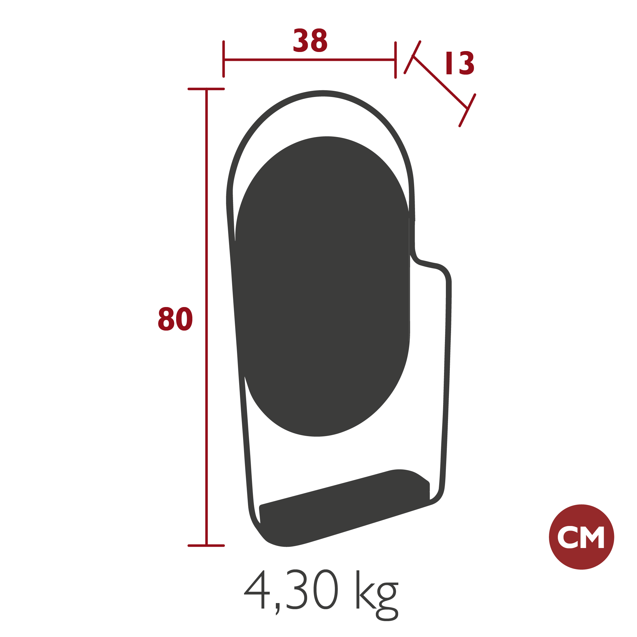 Fermob - Indoor - Miroir Vide Poches Itac - 10 Coloris