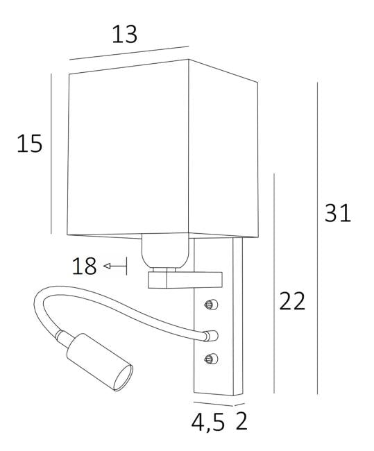 Stéphane Davidts - Kary - Applique murale - Laiton