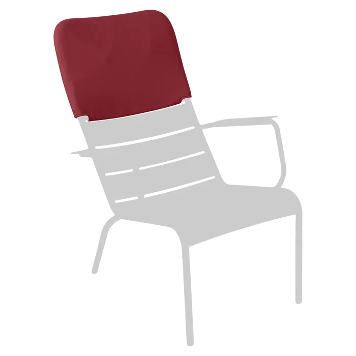 Fermob - Luxembourg - Fauteuil Bas - Appui-tête - tissu Outdoor - 6 Coloris