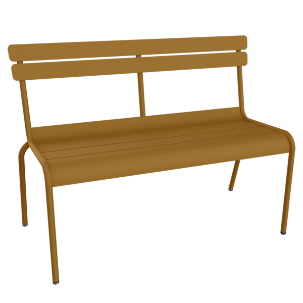 Fermob - Luxembourg - banc 2/3 places à dossier - Pain d'épices - (En stock)