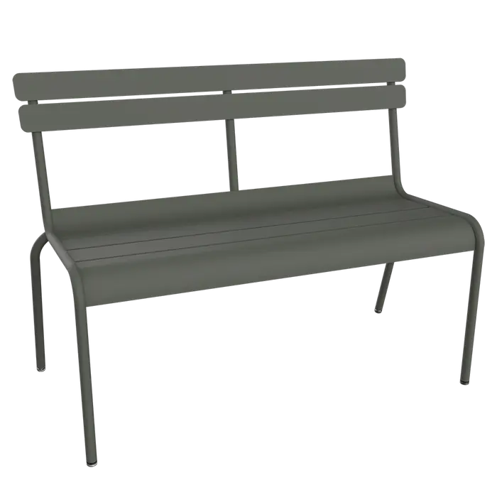 Fermob - Luxembourg - banc 2/3 places à dossier - Romarin - (En stock)