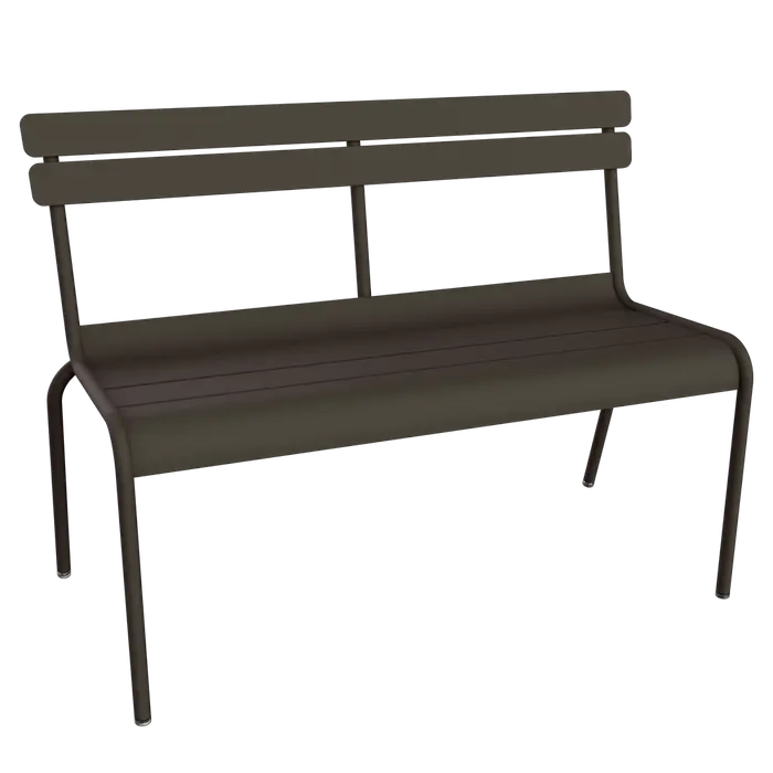 Fermob - Luxembourg - banc 2/3 places à dossier - Tonka - (En stock)