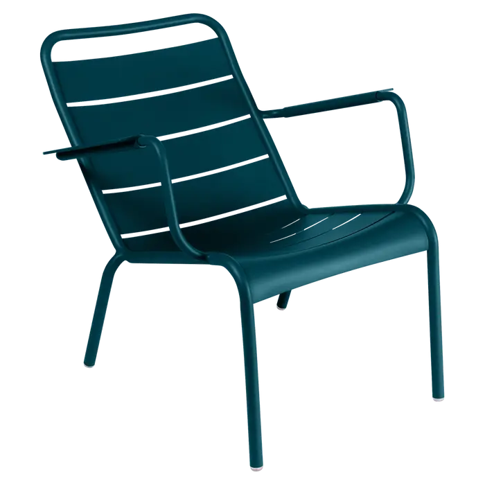 Fermob - Luxembourg - Fauteuil bas - Bleu Acapulco (En stock)