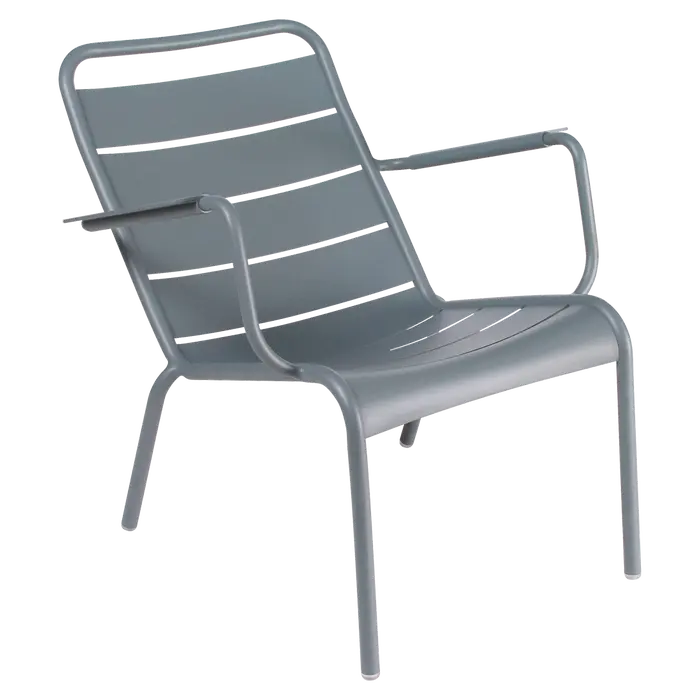Fermob - Luxembourg - Fauteuil bas - Gris Orage (En stock)
